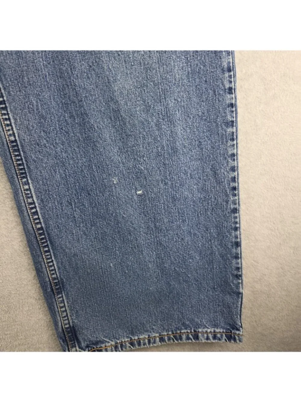 Levis 599 Giant Fit Jeans Mens 36x30 Blue Wide Leg High Rise Zip Fly Denim